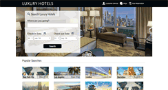 Desktop Screenshot of luxury-hotels.com