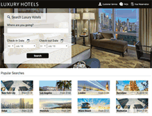 Tablet Screenshot of luxury-hotels.com